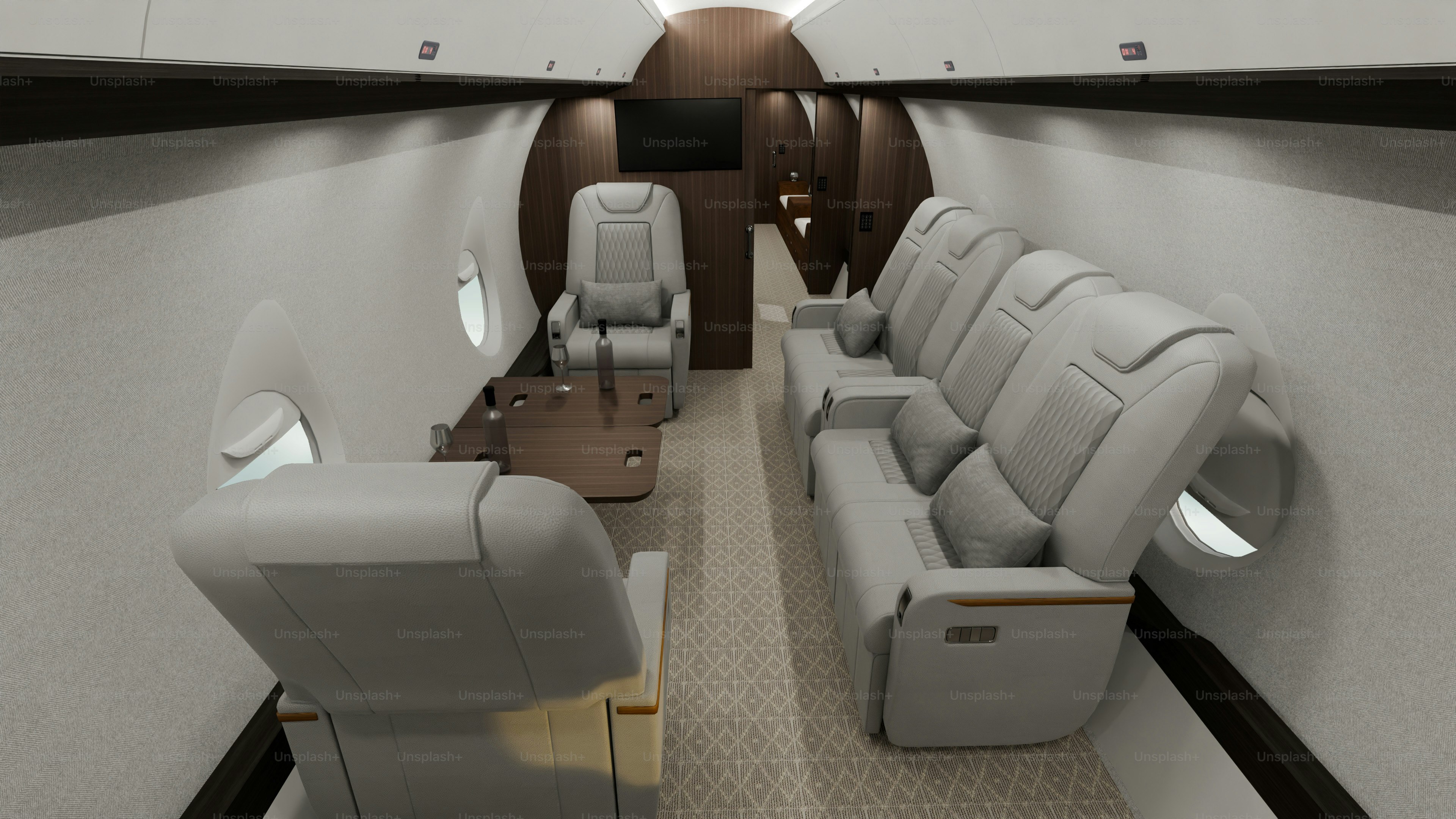 Jet interior.